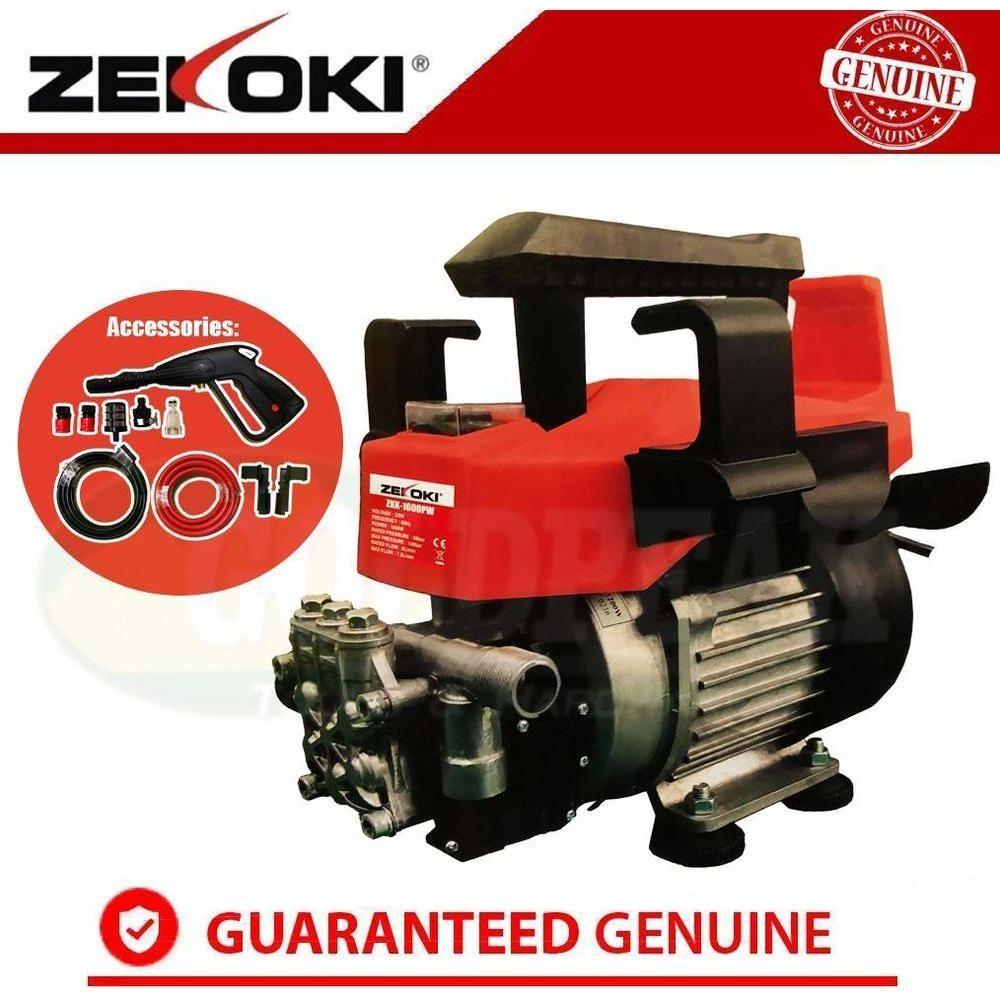 Zekoki ZKK-1600PW Portable High Pressure Washer - Goldpeak Tools PH Zekoki Zekoki ZKK-1600PW Portable High Pressure Washer - Goldpeak Tools PH Zekoki